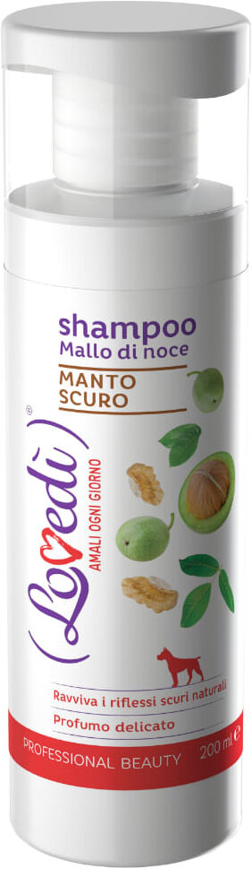 LOVEDI Lovedì Cane Manto Scuro Shampoo con Mallo di Noce 200ML