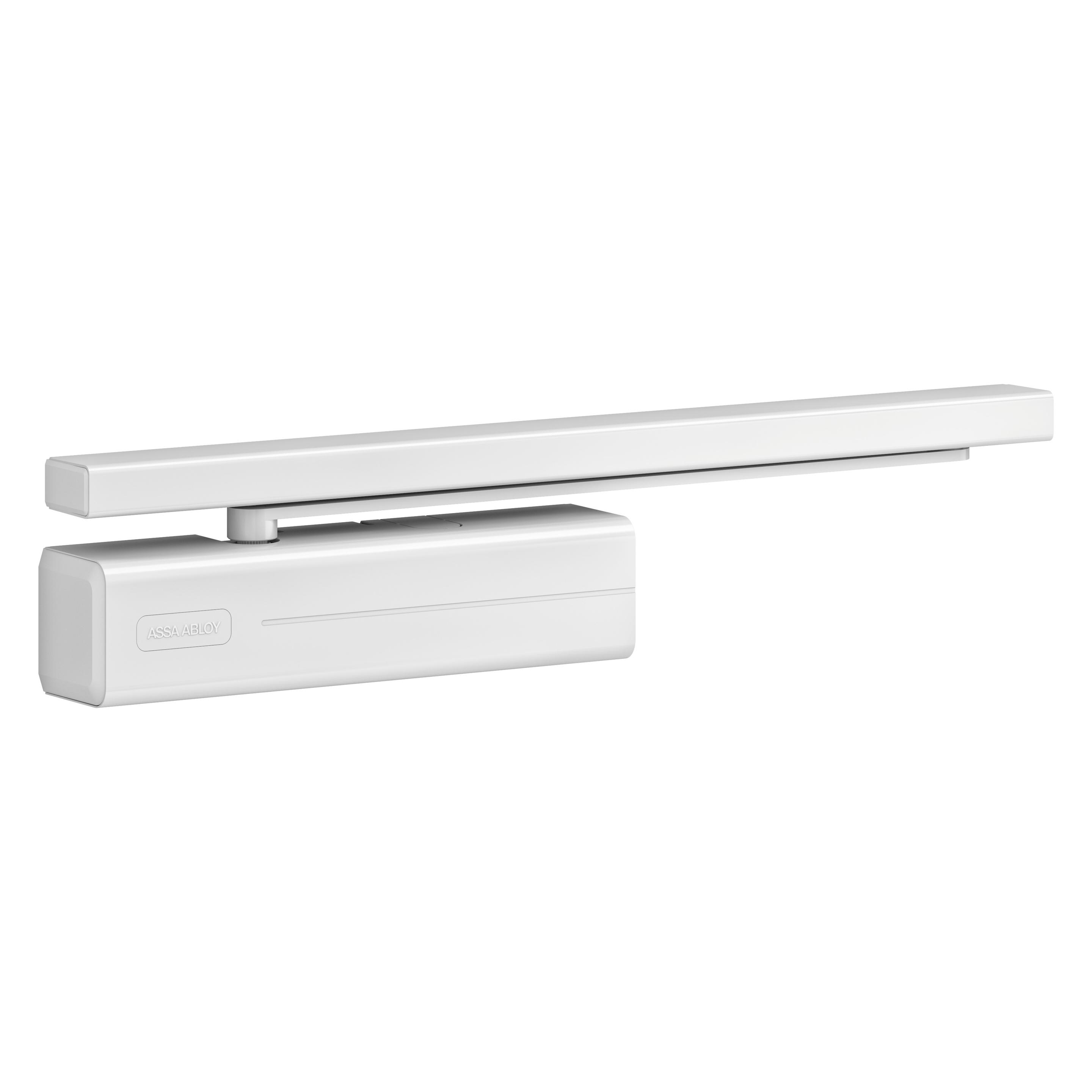 Assa Abloy Gleitschienentürschliesser DC 500 Normalmontage Bandseite EN 1-4 weiss 9016 EN 1-4 (Indoor) (DC500-----D9016)
