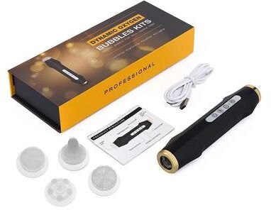 Uplift Picks 7 Color Oxygen Bubble Pen For Facial Spa Care black