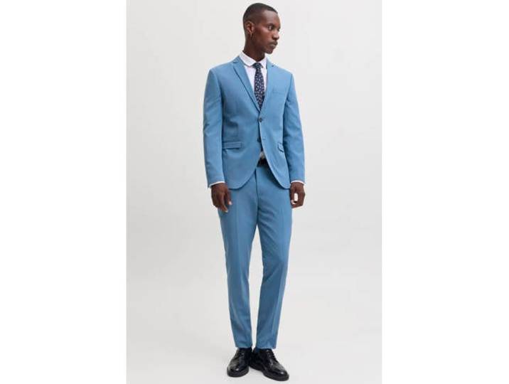 JACK & JONES PREMIUM super slim fit kostuum - blauw
