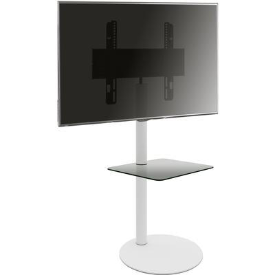 Wohnzimmertisch VCM "Design Premium TV Standfuß Rack Fernseh Cirla ZW", weiß, B:55cm T:45cm, Regale, TV-Board