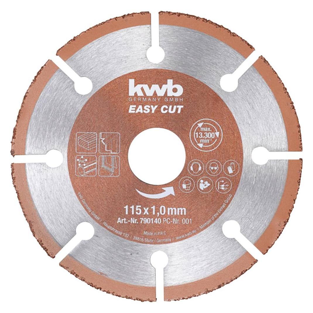 kwb Trennscheibe gerade EASY CUT HM TRENNSCHEIBE, UNIVERSAL (790640)