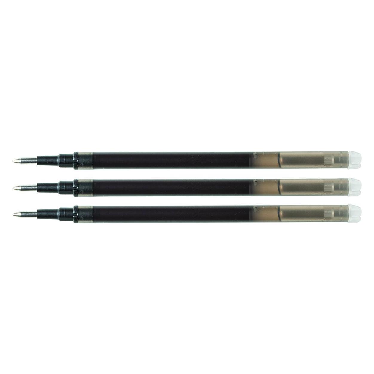 Q-Connect Rollerpatrone Erasable Ink (Schwarz, 0.70 mm, 3 Stk.) (KF11057)