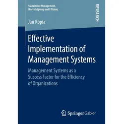 Effective Implementation of Management Systems, Fachbücher von Jan Kopia
