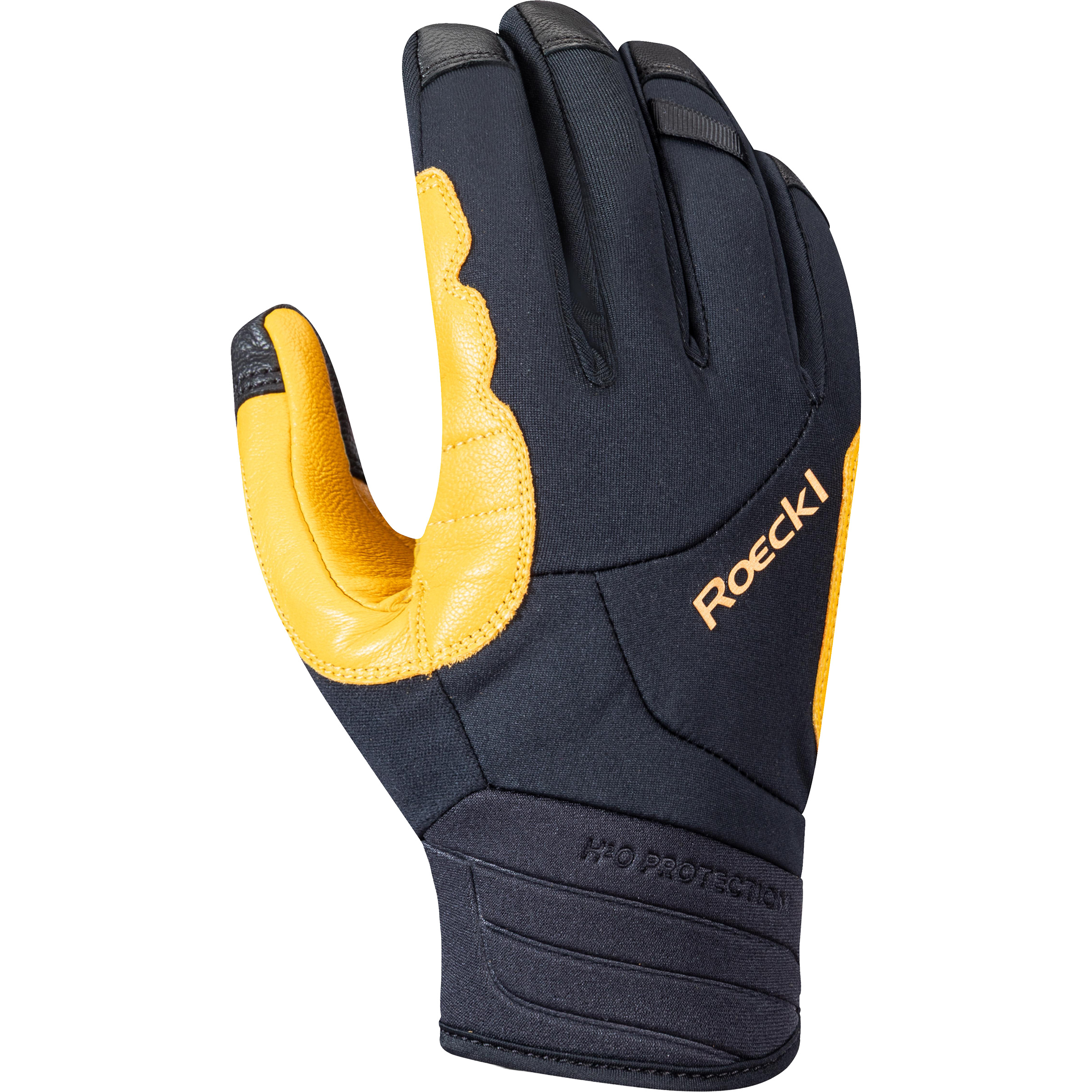 Roeckl Sports Kasseteich Fingerhandschuhe beige Größe 8