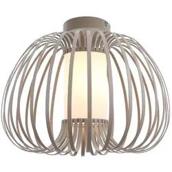 Globo Deckenleuchte Ferdinand Alu, Eisen, Stahl & Metall Beige Sand