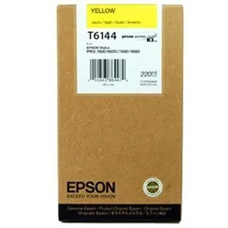 Epson Original T6144 Druckerpatrone gelb 220ml (C13T614400)