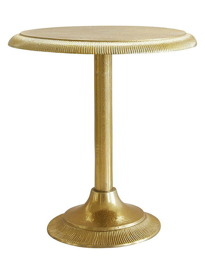 Rice Beistelltisch in Gold - (H)41 x Ø 37 cm - onesize