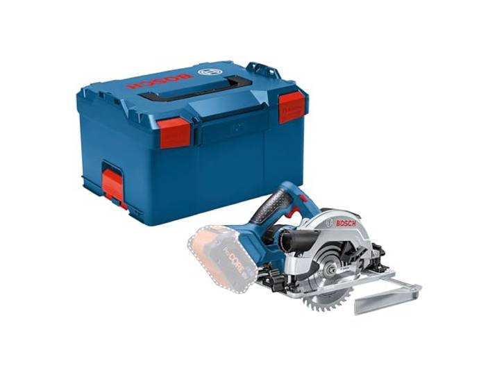 Bosch PRO 18V System Akku Kreissäge GKS 18V-57 G (Sägeblatt-Ø: 165mm, Schnitttiefe: 57 mm, inkl. L-BOXX, ohne Akku/Ladegerät)