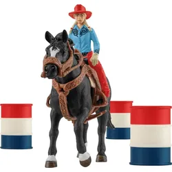 Schleich Barrel Racing mit Cowgirl