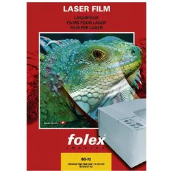 Folex, Kopierpapier, Farb-Laserfolie (A4, 50 Blätter, 125 g/m2)