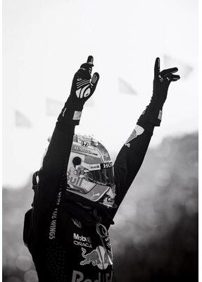 Inspired Living F1 Monaco Poster Max Verstappen Formula 1 Canvas Print Racing Wall Decor 2 20x30cm Unframed