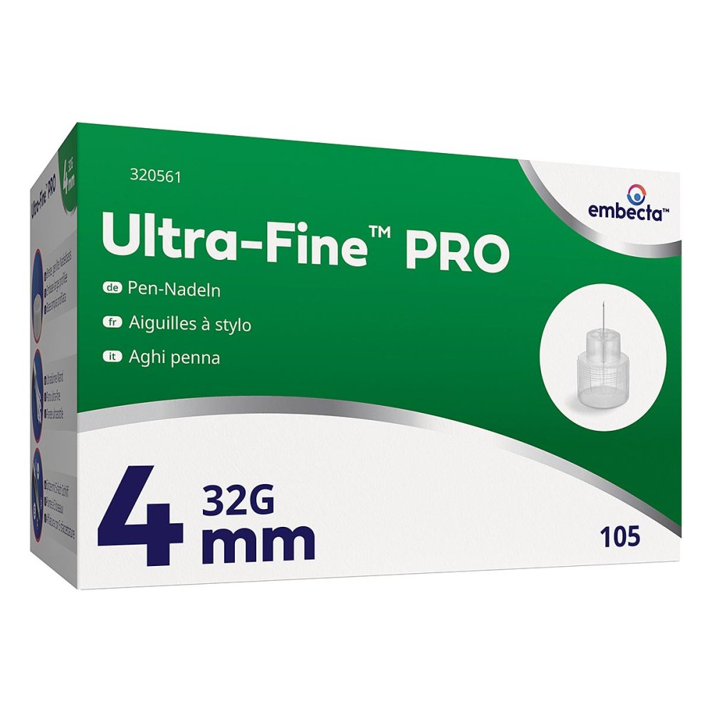 embecta GmbH BD Ultra-Fine PRO Pen-Nadeln 4 mm 32 G 20540046