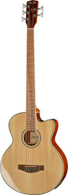 Harley Benton B-35NT Acoustic Bass Series Natur Hochglanz