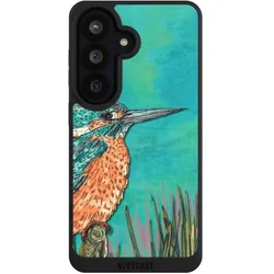 Nivocase Handyhülle für Samsung Galaxy S26 Hülle NIVOpure Case Schwarz Malerei Tiere Vogel (Samsung Galaxy S26), Smartphone Hülle, Schwarz