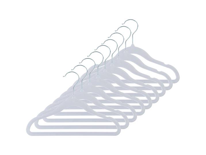 Kleiderbügel-Set COCON Hellgrau Edelstahl/Stoff B 2 cm Set