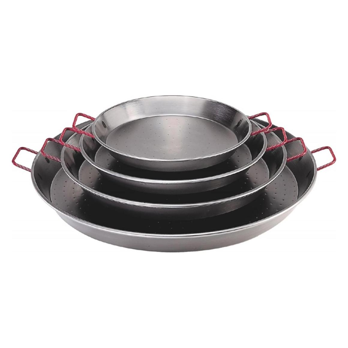 de Buyer La Lyonnaise Paellapfanne Viva España mit 2 Griffe (Paella Pfanne, 60 x 6.50 cm) (5026.60N)