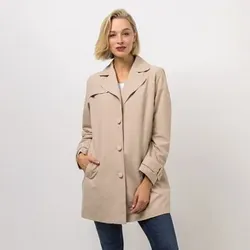 CENTIGRADE Trenchcoat 1/1 Arm Reverskragen Eingrifftaschen