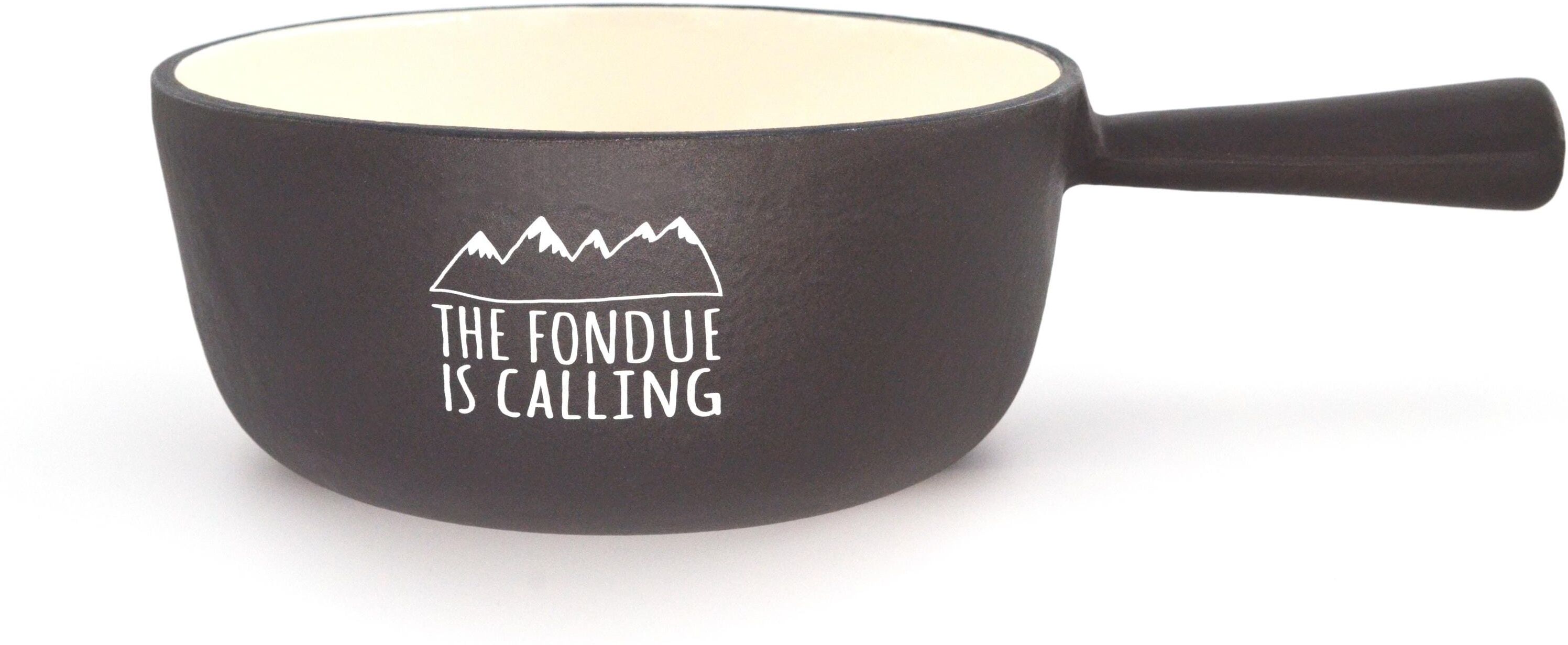 Fonduetopf "Heidi Cheese Line T", schwarz, Ø:20cm, Töpfe, Fonduetopf schwarz Ø 20cm
