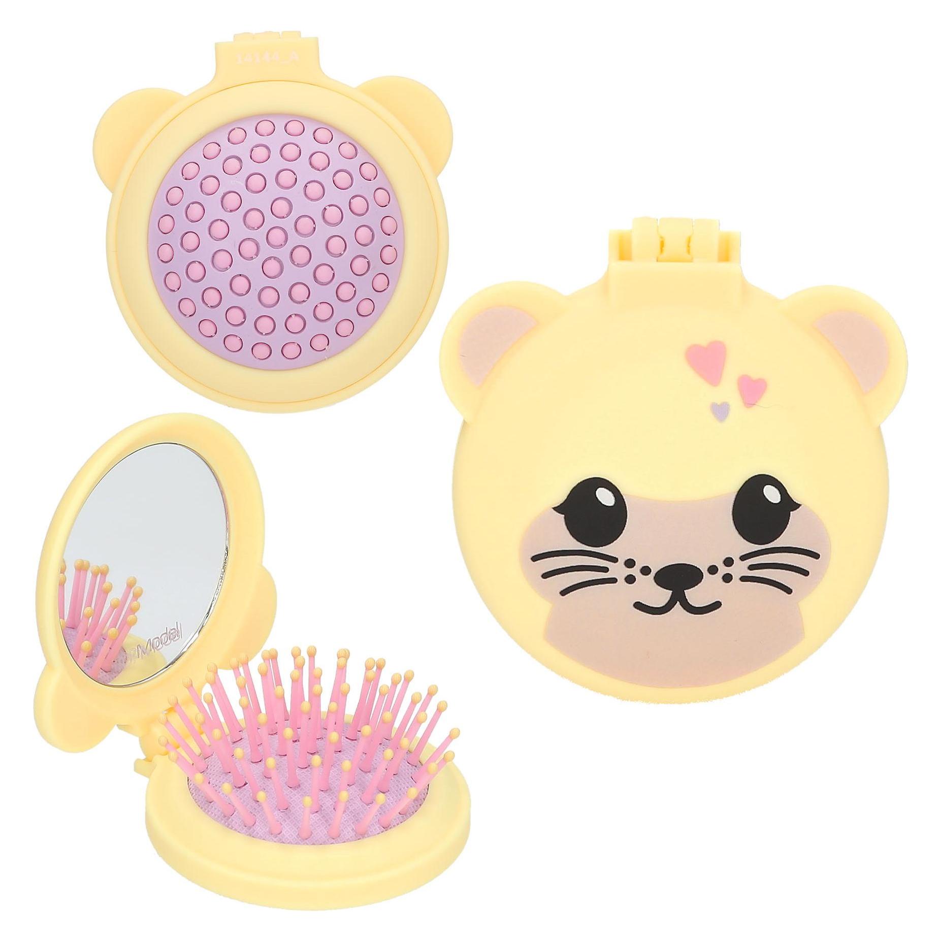 Top Model Topmodel - Folding Hairbrush with Mirror (0414144)