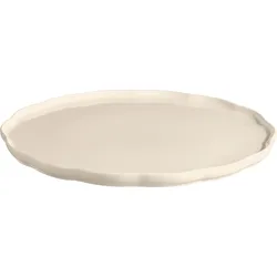 Emile Henry Servierplatte 31 cm, beige