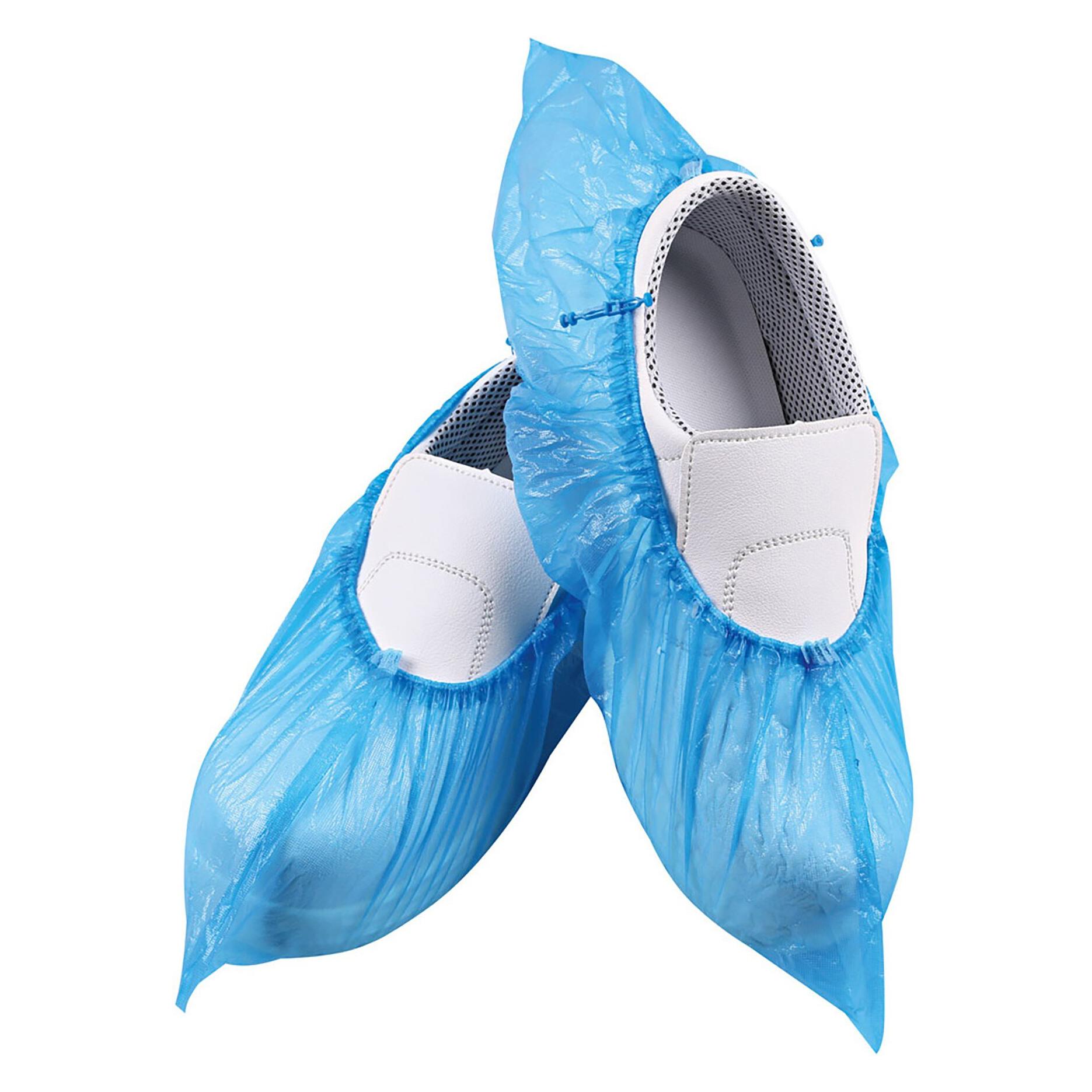 franz mensch Hygostar Überschuh HDPE, blau, für Ecostep Comfort 2 Bündel x 100 Stück/Packung (Überziehschuhe) (286091E)