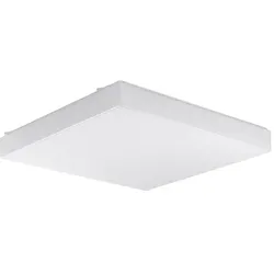 Frisch-Licht LED Wannenleuchte, IP50, kantig, quadratisch, opal, weiß, 65x65cm, 56W 3000K 5200lm FL-AWL417050A.5283