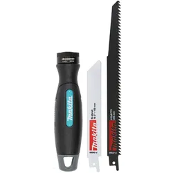 Makita Multitool Handgriff inkl. 2x Reciprosägeblätter mit Bit-Aufnahme 6x Schrauber-Bits - P-84866