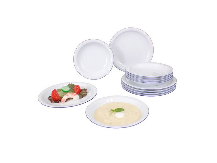 Eschenbach® PORZELLAN GERMANY Tafelservice Tafelservice Set 12-tlg., 6 Personen, Porzellan, 12 Teile für 6 Personen