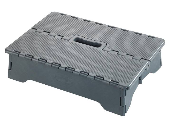 WENKO Trittstufe Secura Klappbar Grau 250kg Badewannen Hocker Einstiegshilfe