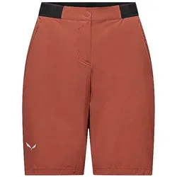 Salewa, Damen, Outdoorhose, Pedroc 2 DST Short W - Leichte, Windabweisende SoftshellShort für Damen (42, XL), Braun, Kupfer, Rot