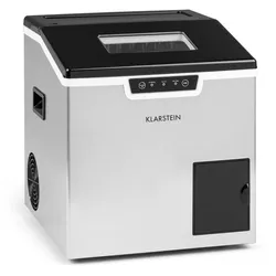 Icefestival Bullet Eiswürfelbereiter 195W 1,9l 20kg/24h Silber