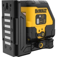 Akku-Kreuzlinienlaser DCLE14201RB, 18Volt schwarz/gelb, mit roten Laserlinien, integrierter Powerstack Li-Ion Akku