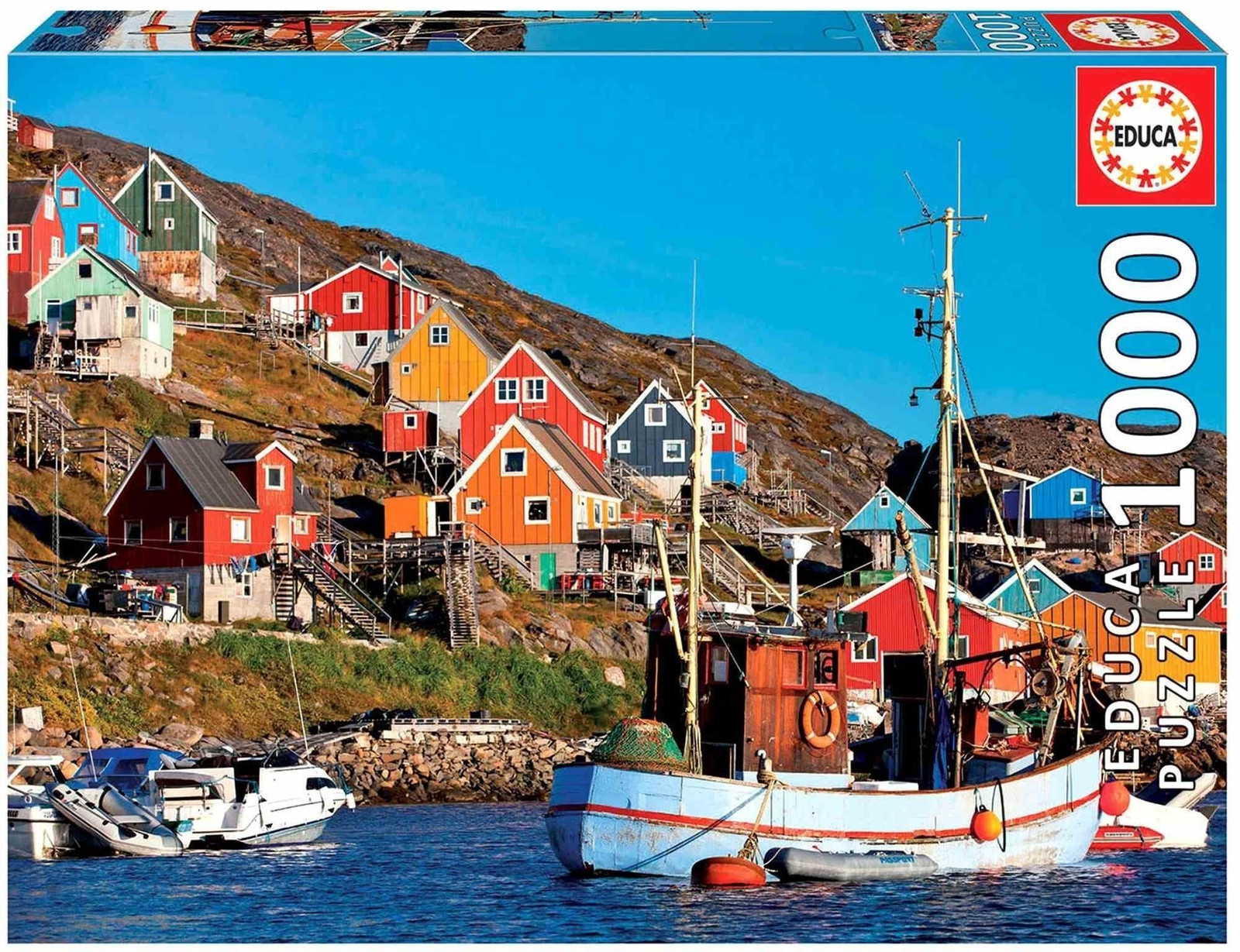 Educa Puzzel 1000 stukjes Nordic Houses 17745