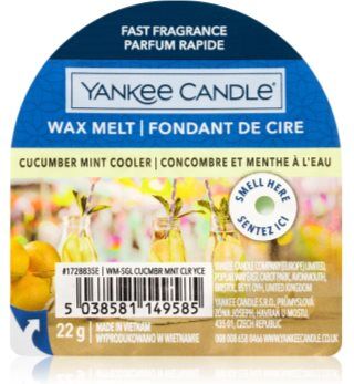 Yankee Candle Cucumber Mint Cooler cera derretida aromatizante 22 g. Cucumber Mint Cooler