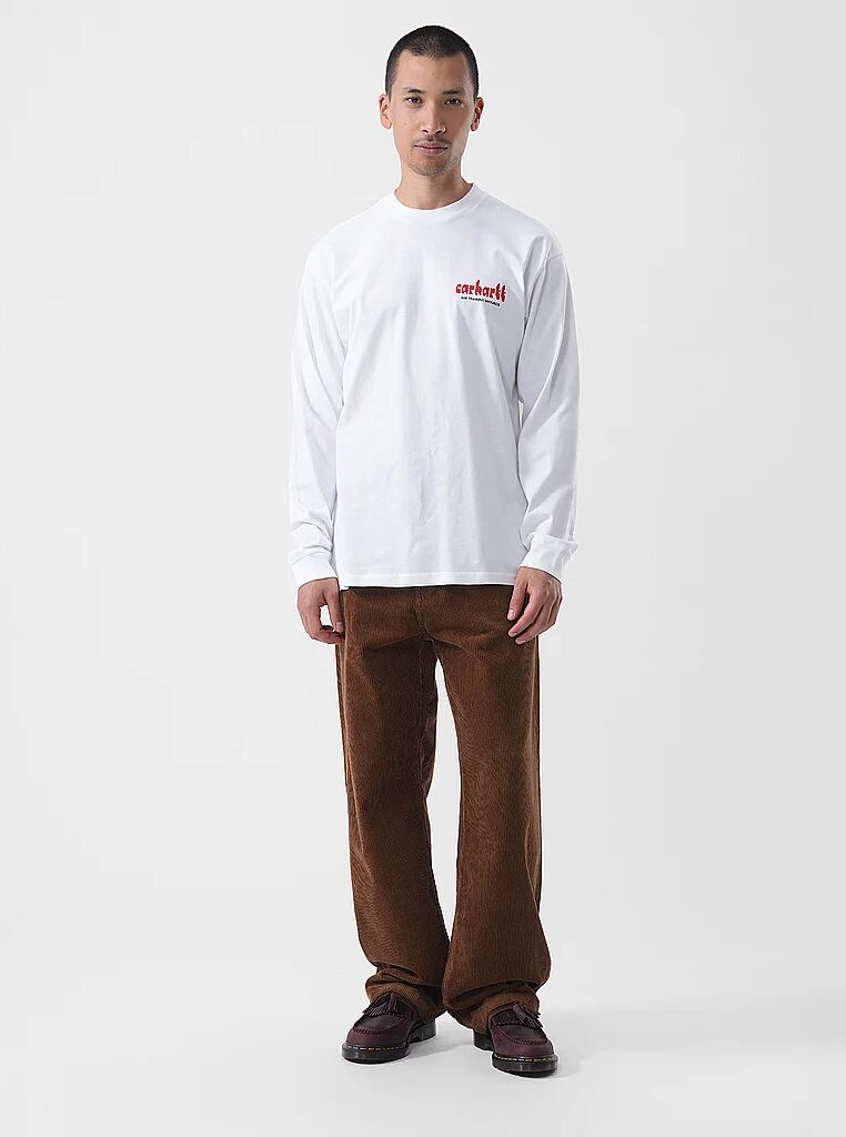 CARHARTT WIP Langarmshirt FRAMEWORK weiss   S M