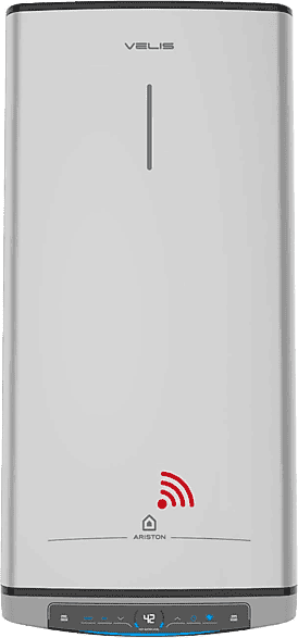 Termo eléctrico - Ariston Velis Tech Dry Wifi 80, 1500 W, 8 bar, 80 l, Multiposición, Gris