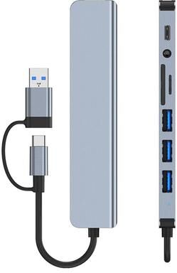 Drop Dash Deals Universal USB C Hub Multiport Adapter With Card Reader & Audio Connectivity Universal USB C Hub Multiport Adapter With Card Reader & Audio Connectivity