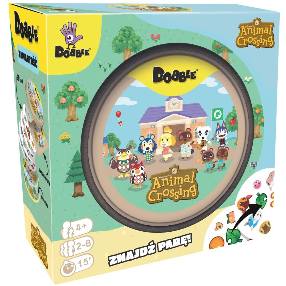 Dobble Animal Crossing familiespel in metalen doos van Zygomatic