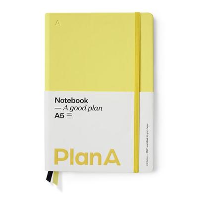 Notizbuch A5 Hardcover Liniert Lemon Yellow, von , Bücher.de