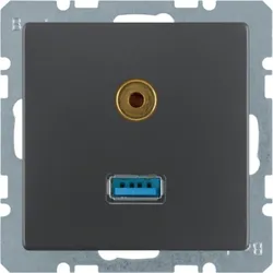 Berker USB/3,5mm Audio Steckdose 3315396086