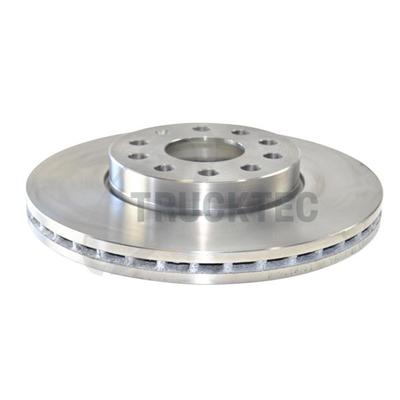 TRUCKTEC AUTOMOTIVE Bremsscheibe 0735134 Vorderachse belüftet 288mm 25mm für VAG