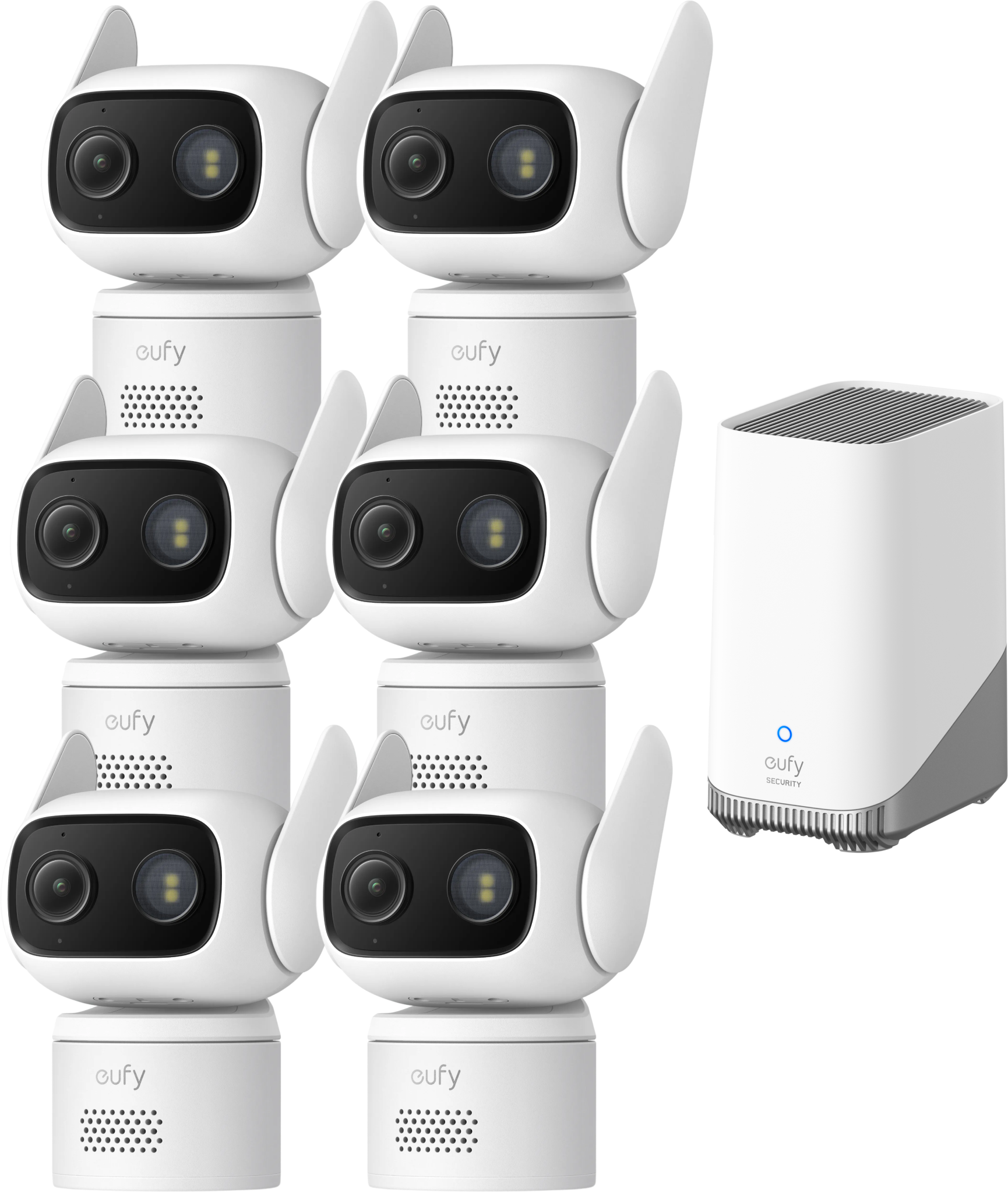 Anker eufy Überwachungskamera C31 (6er-Pack) mit HomeBase™ 3