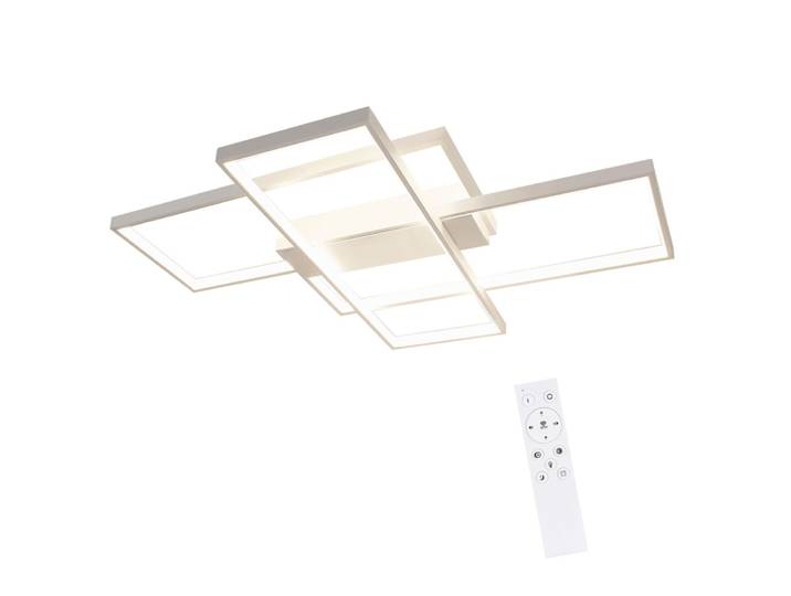 Plafonnier fer blanc 100x70x8cm led 88w