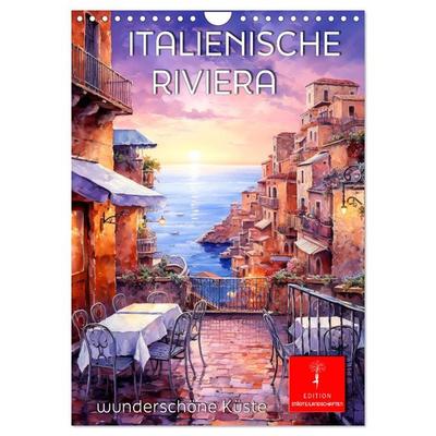 Italienische Riviera - wunderschöne Küste (Wandkalender 2026 DIN A4 hoch), CALVENDO Monatskalender