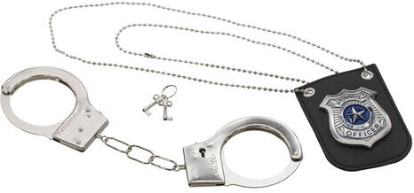 Set "Polizei", 4-tlg., schwarz