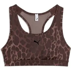 PUMA Damen BH 4KEEPS Bra - Padded - Spotted Haze, Größe XS in Grau Grau
