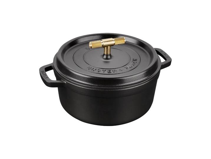 STAUB Buster & Punch Topf Gusseisen Messing 3,8 L