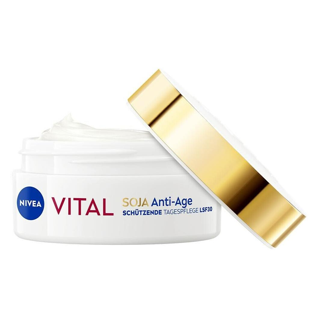 Nivea Vital Soja Anti-Age Schützende Tagespflege LSF 30 (50 ml, Tagescreme, SPF 30) (89245)