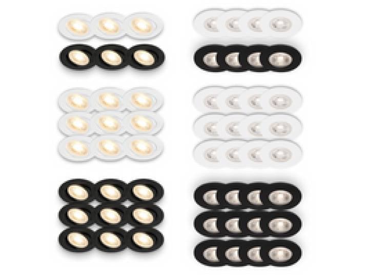 BRILONER Spots LED encastrables disponibles en différentes couleurs et finitions.